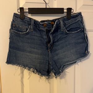 Joe's Jeans Classic Blue Frayed Hem Shorts